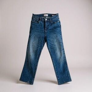 Frame Le High Rise Straight Leg Jeans